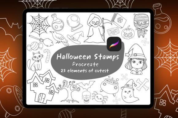 23 Elements Cutest of Halloween Brush: A Creative Toolkit for Digital Artists