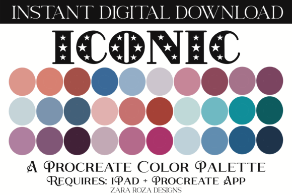 Iconic Procreate Color Palette Guide