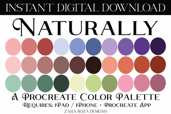 Naturally Procreate Color Palette: Elevate Your Digital Art
