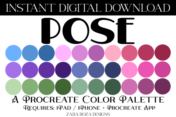 Pose Procreate Color Palette: A Versatile Tool for Digital Artists