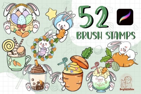 Unlock Creative Potential with Brush Stamp Procreate and Easter Stamp Collections